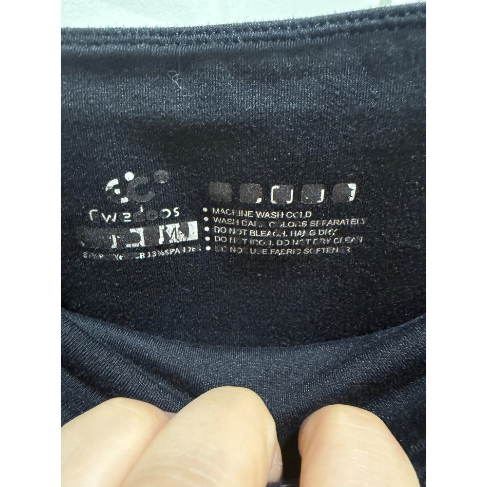 Fleece lined winter essentials Flare Leggings Black Medium Pockets Ewedoos - Picture 4 of 5